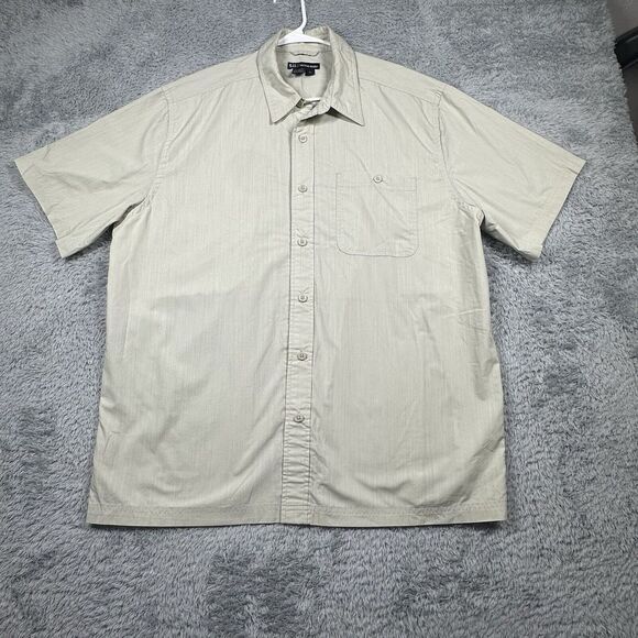 5.11 Tactical Other - 511 Tactical Shirt Men‎ XL Brown Button Snap Lightweight Short Sleeve